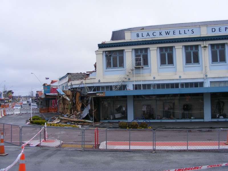 Blackwell's - effects of the earthquake