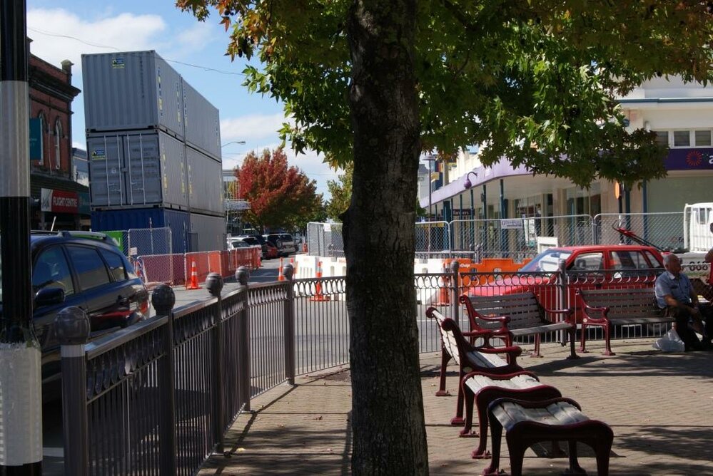 High Street containers - Rangiora