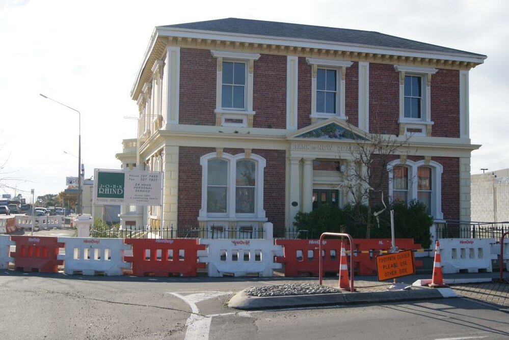 Old BNZ building - Kaiapoi