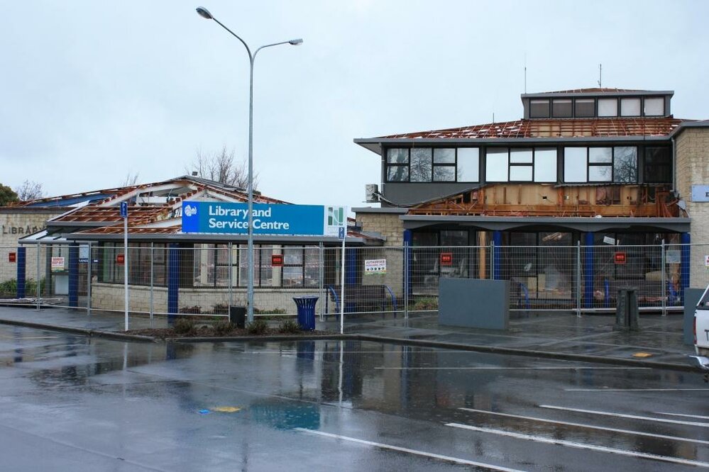 Kaiapoi Service Centre &amp; Library demolition begins