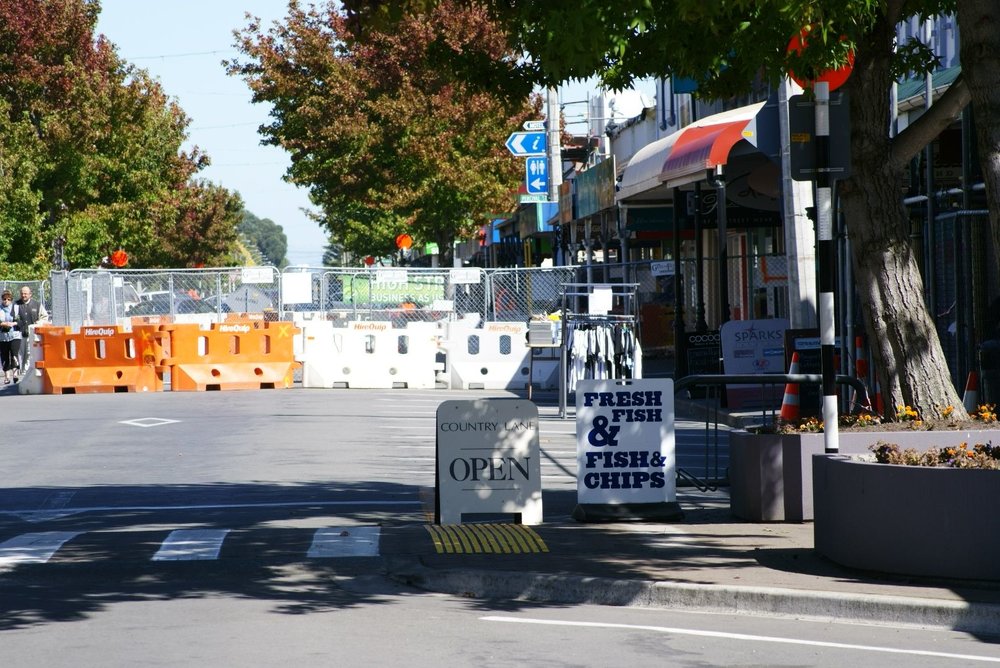 High Street - partially open