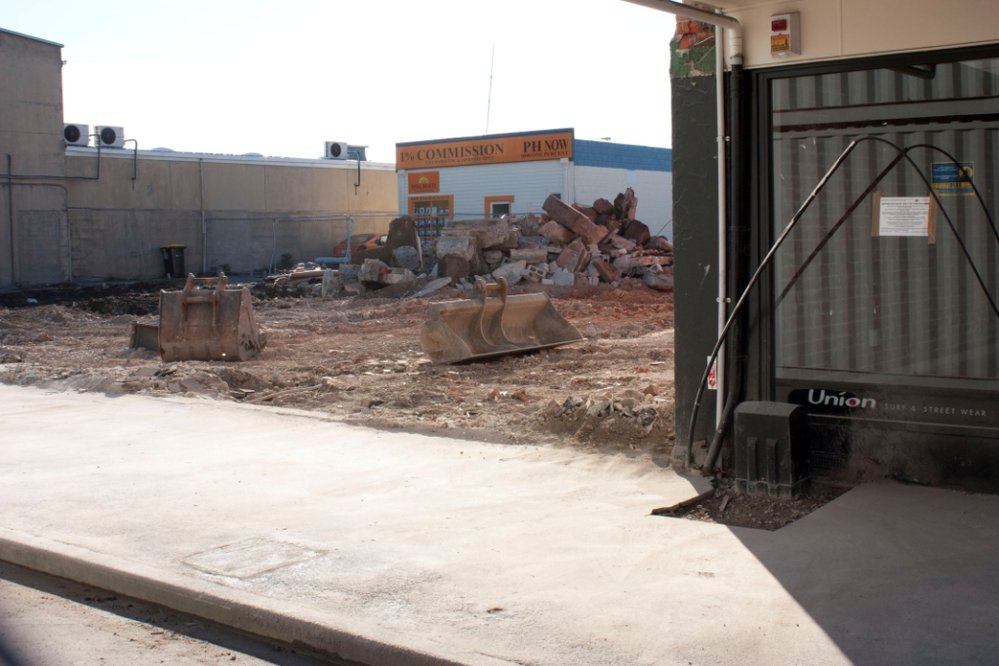 Rangiora High Street buildings gone