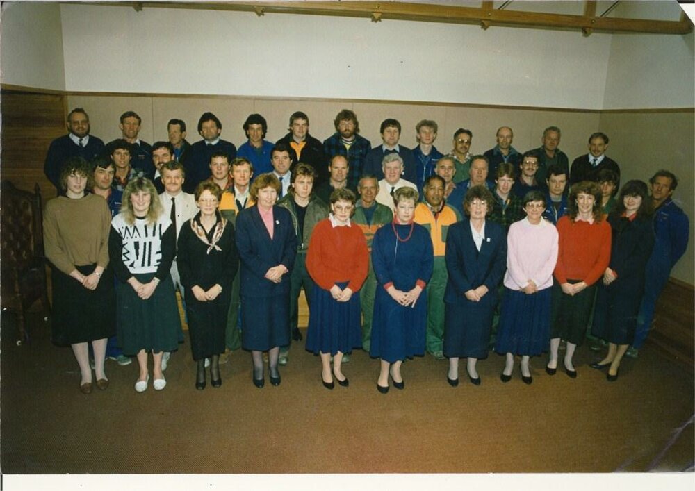 Kaiapoi Borough Council Staff including Kaiapoi MED, October 1989