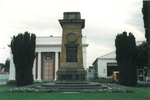 Rangiora War Memorial Cenotaph