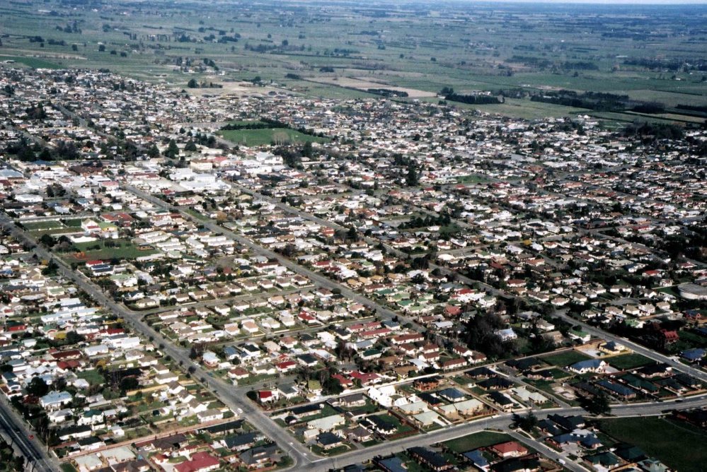 From the air 1- Rangiora