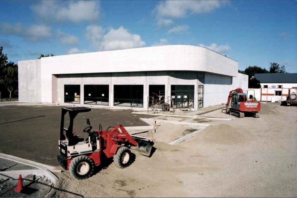 Woolworth's supermarket under construction - Rangiora