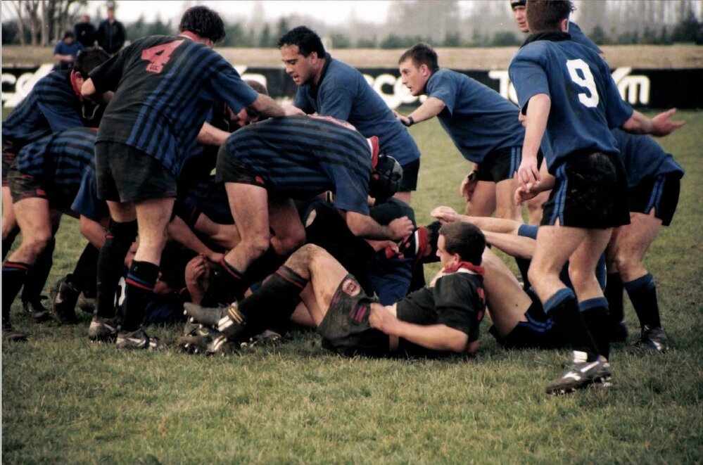Rugby match Rangiora vs Hurunui