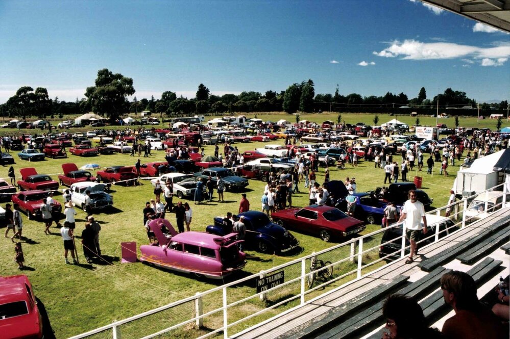 Cars and Hotrods rally, Rangiora Showgrounds