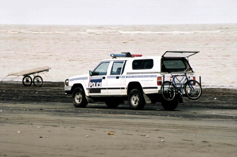 Police Patrol Waimakariri River Mouth
