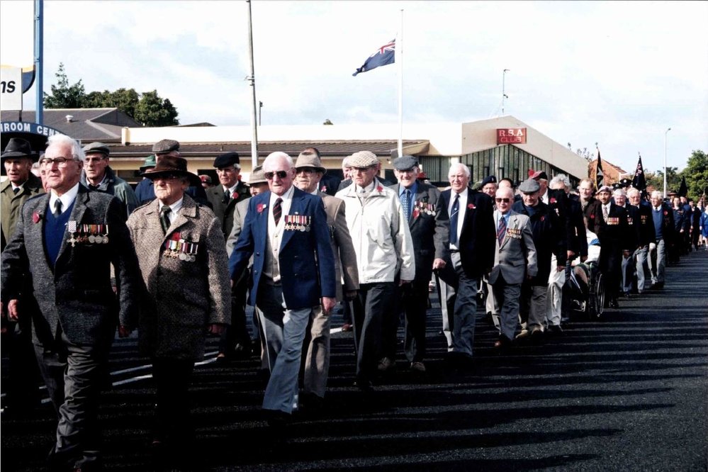 Old Soldiers on Parade