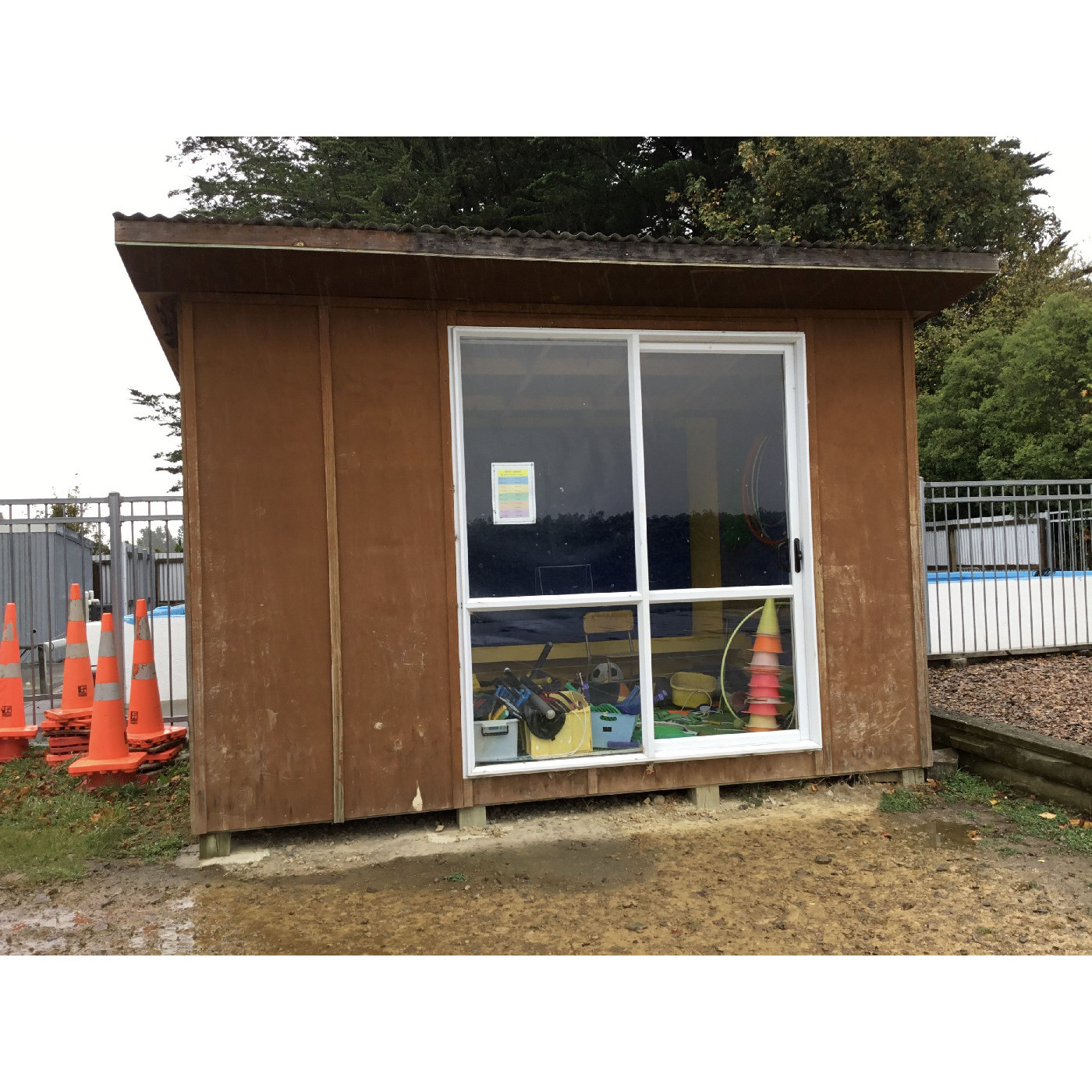 The sports shed, View Hill School