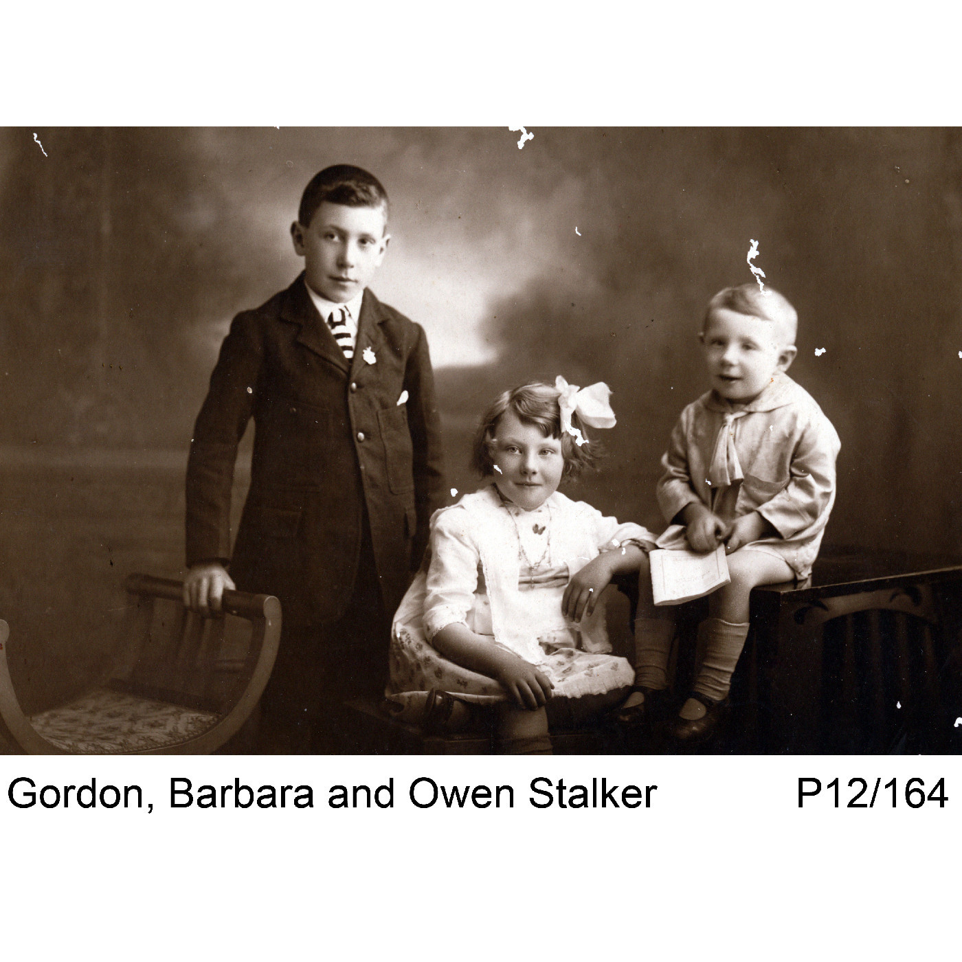 Gordon, Barbara and Owen Stalker c.1920