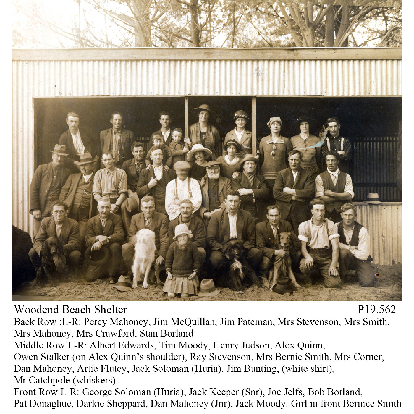 Woodend Beach Shelter c. 1920s
