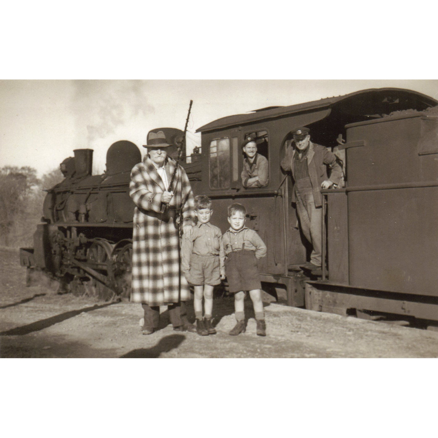 Last train at Horrelville, 1954