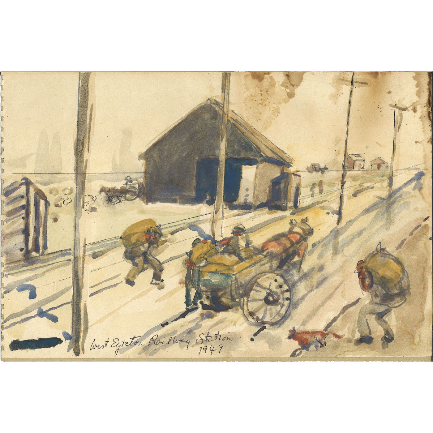 West Eyreton Railway Station, c.1949