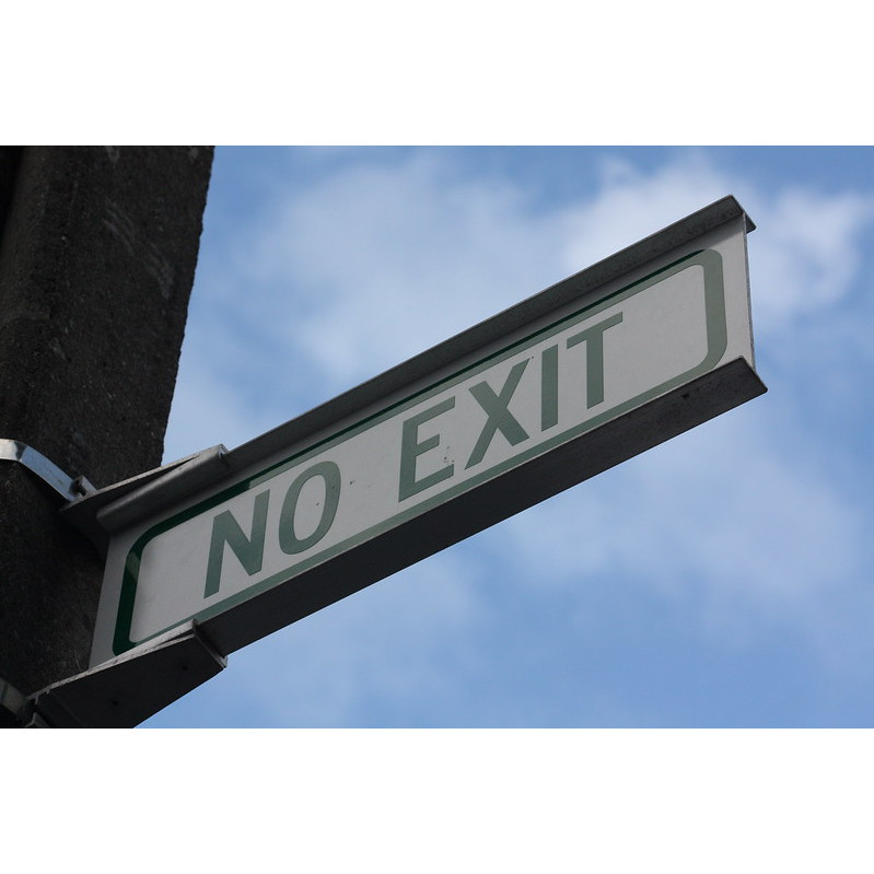 "No exit" poem