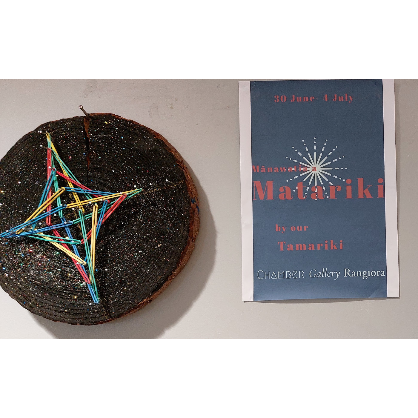 Matariki star made by Peppertree Preschool, Kippenberger Avenue, Rangiora