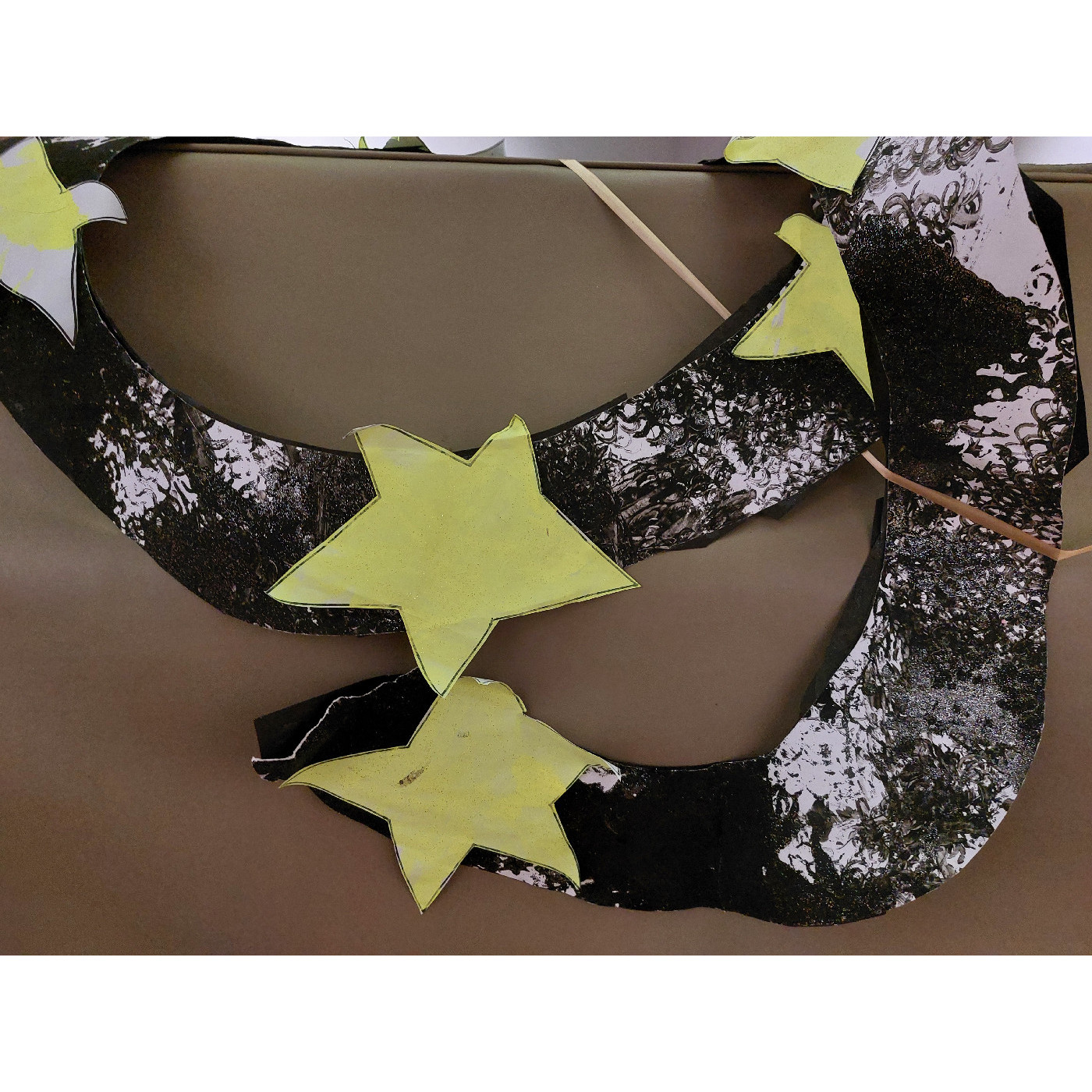 Matariki stars made by Peppertree Preschool, Kippenberger Avenue, Rangiora