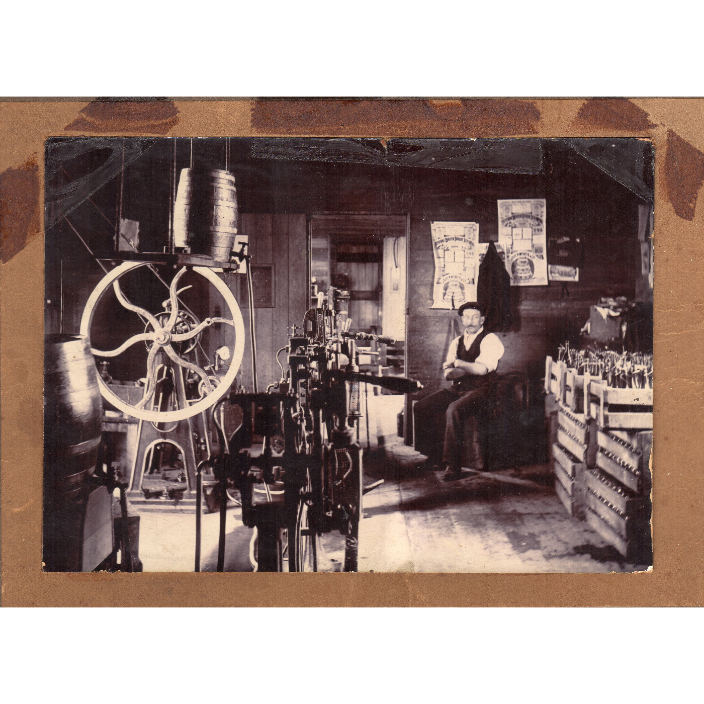 Alexander's bottling plant on the corner of Hilton and Williams Streets, Kaiapoi and Charles Edward Alexander
