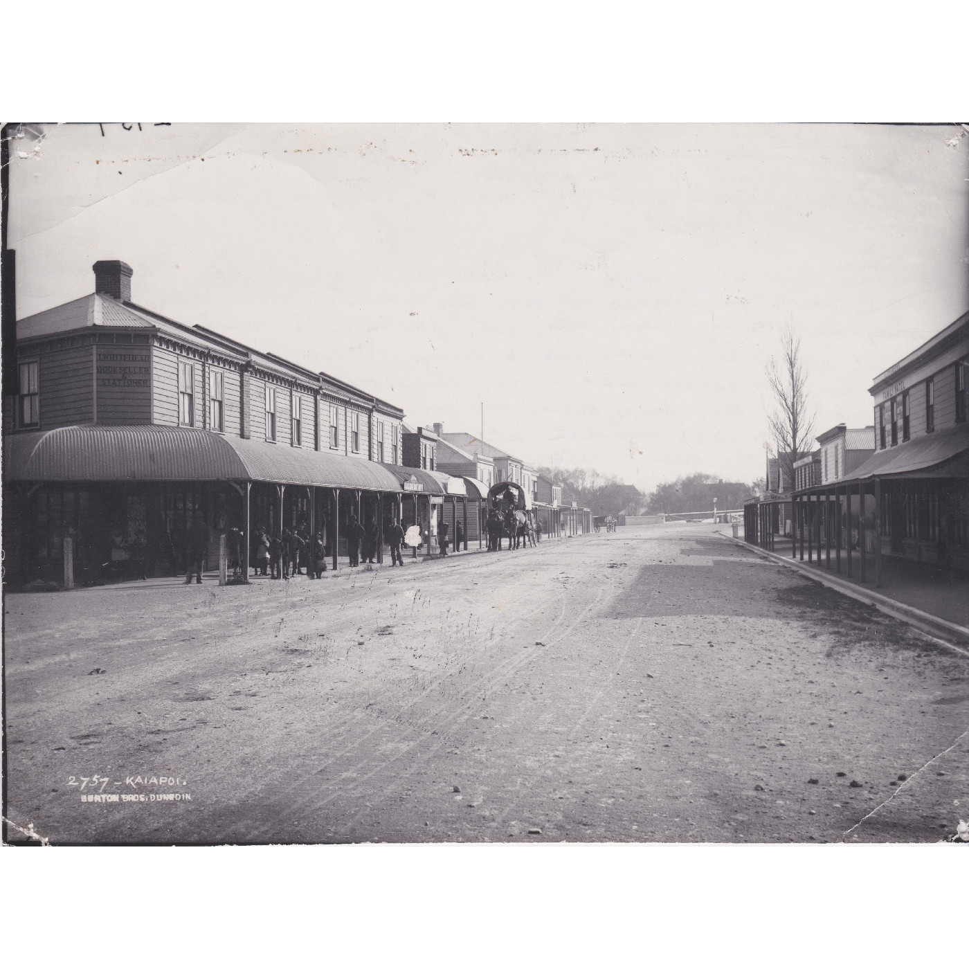 High Street, Kaiapoi in the early 20th centrury