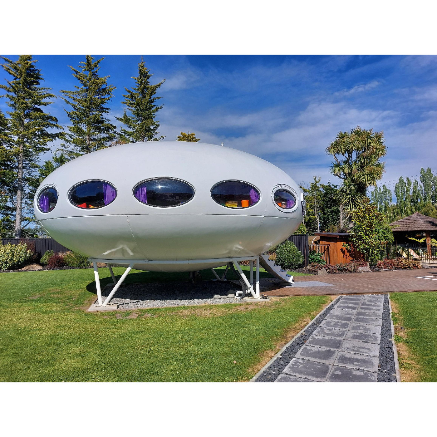 New Zealand Heritage List/Rārangi Kōrero – Report for a Historic Place Area 51 Futuro House, ŌHOKA (List No. 9870, Category 1)