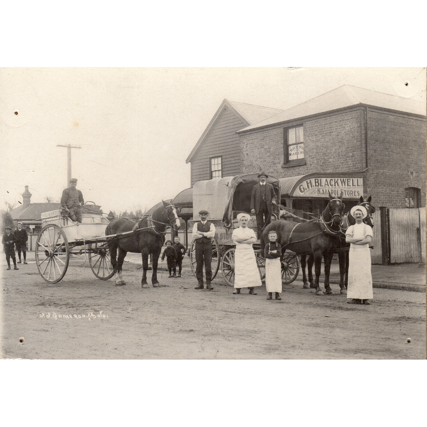G.H. Blackwell Kaiapoi Stores, Kaiapoi, c.1874