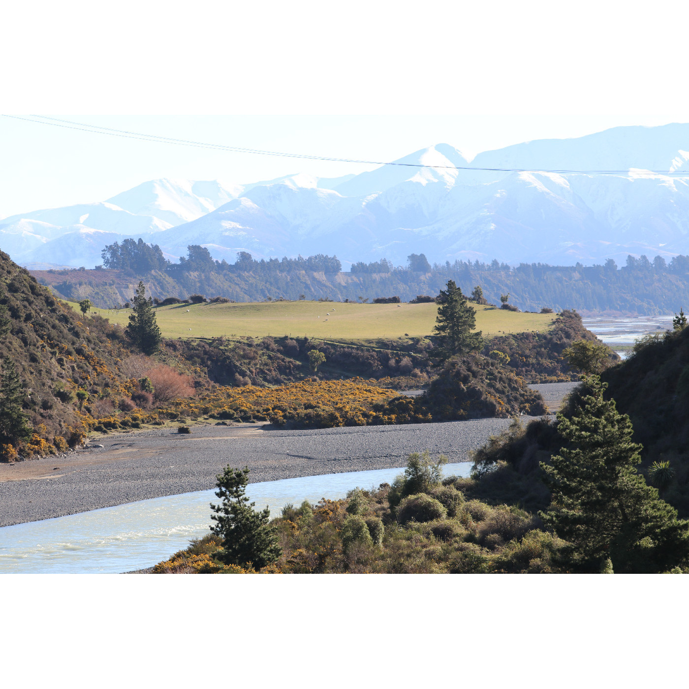 Mountain view from the Waimakariri Gorge, 2017