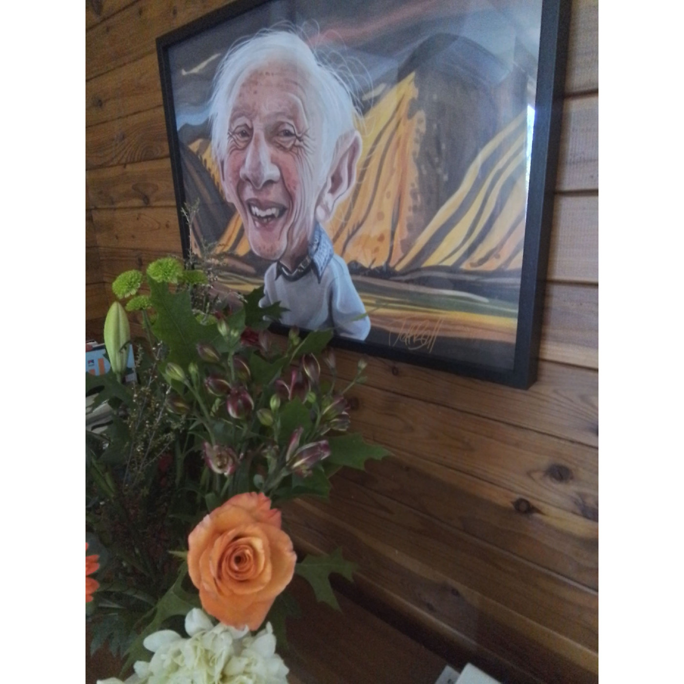 Jeff Bell's portrait of Brian Hoult, 2024