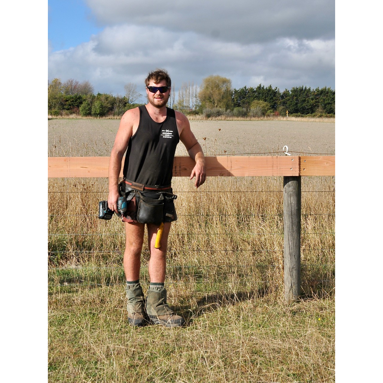 Louis Wakeman, North Canterbury fencing owner/contractor, 2024