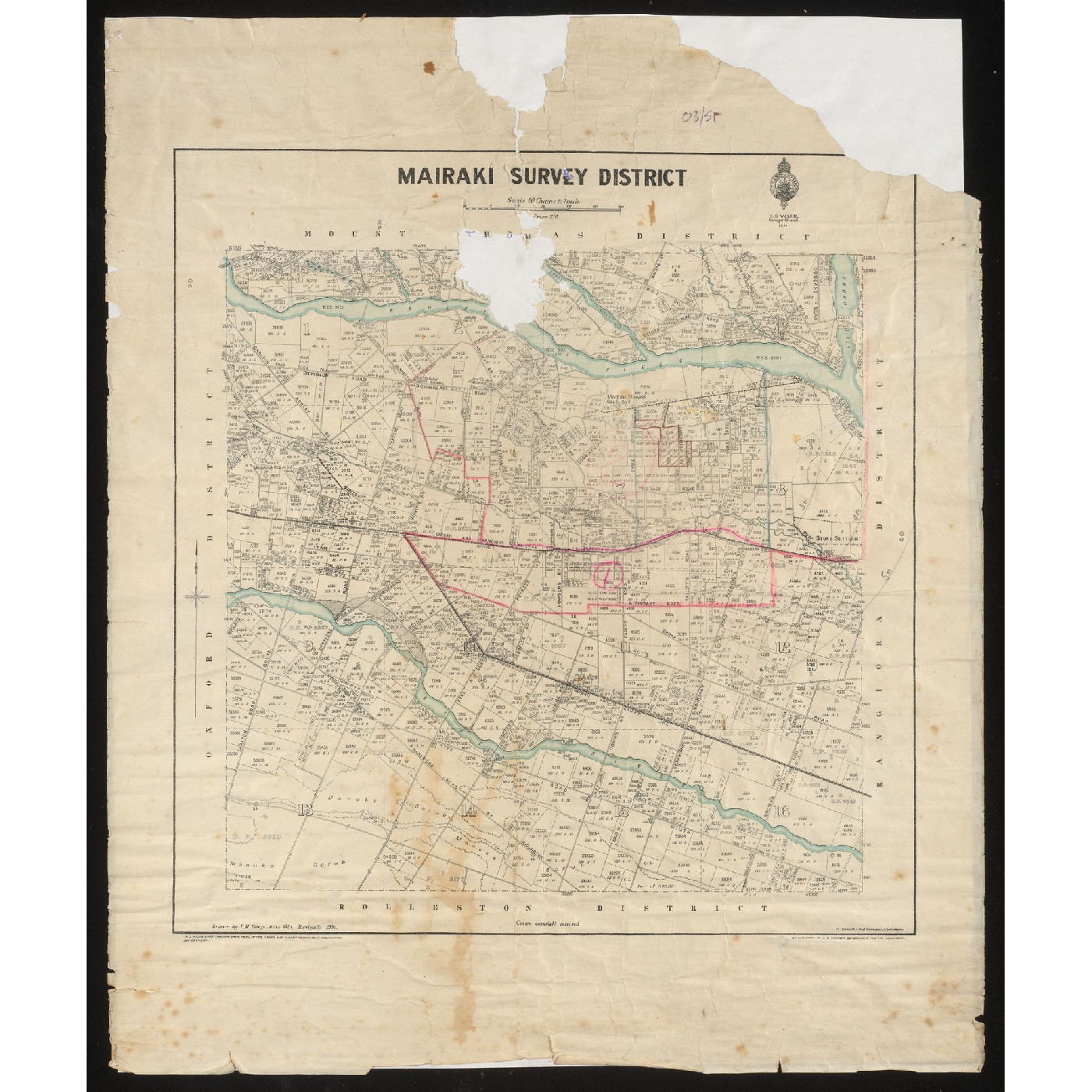 Mairaki Survey District [Map], c. 1931