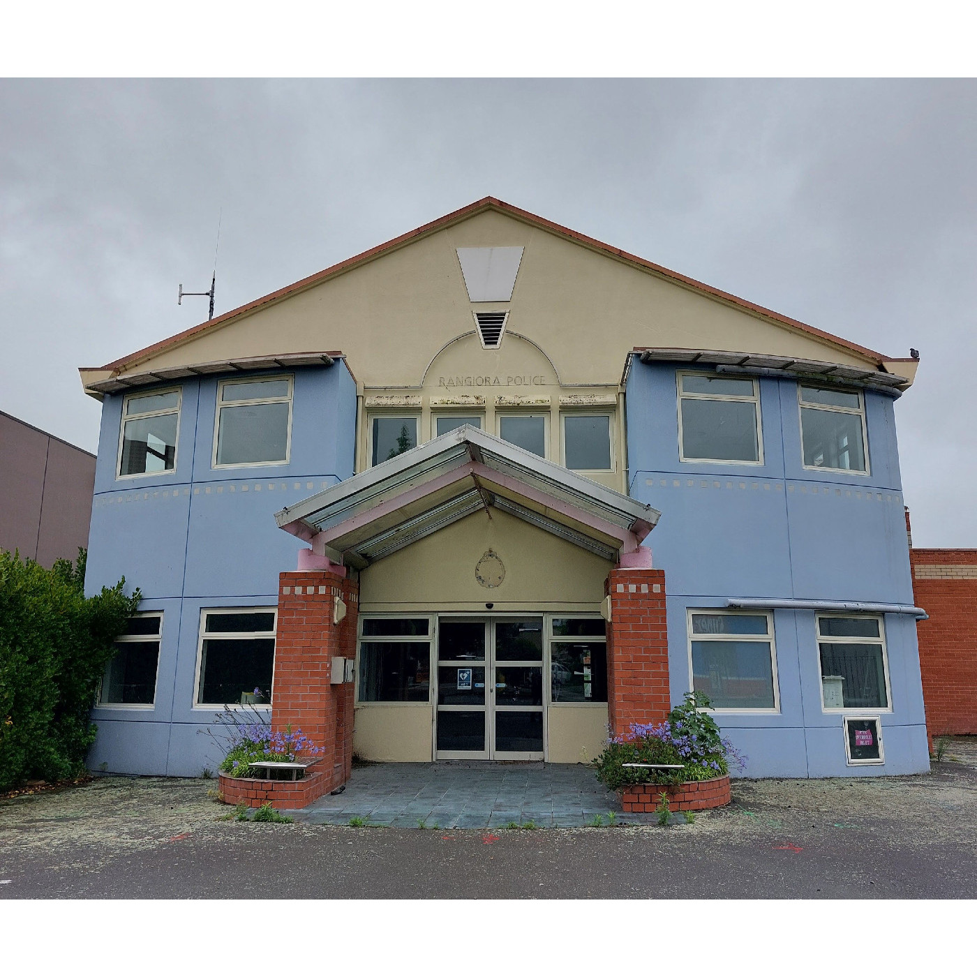 Rangiora Police station, High Street, Rangiora just prior to demolition, January 2024