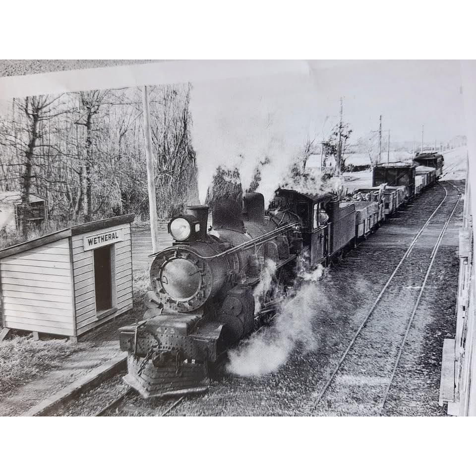 Eyreton to Bennetts Railway line
