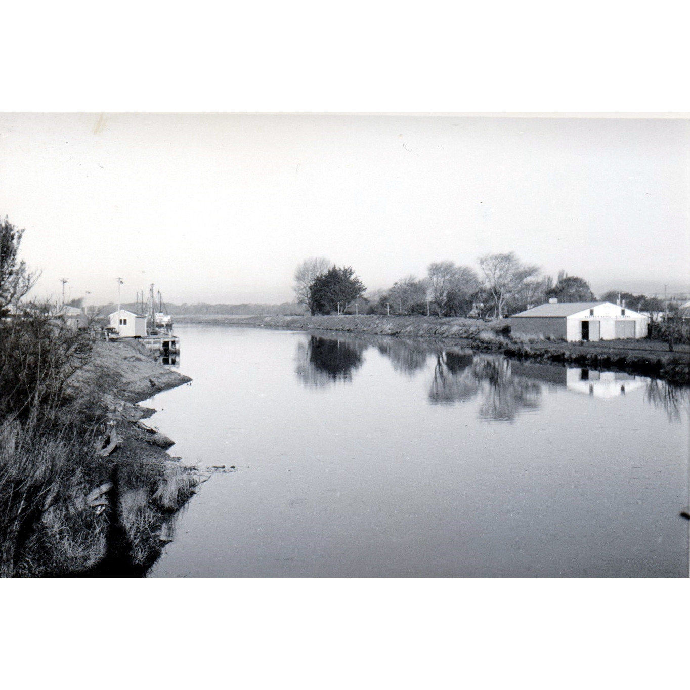 Kaiapoi River dredging, 1960