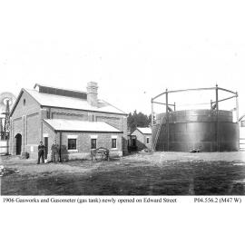 Rangiora Gasworks, c.1906