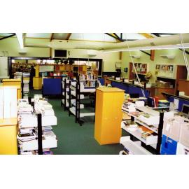The Trevor Inch Memorial Library workroom, 3 January 1997