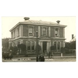 Bank of New Zealand, Williams Street, Kaiapoi, c.1913