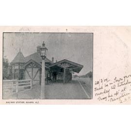 Railway Station, Kaiapoi, N.Z.