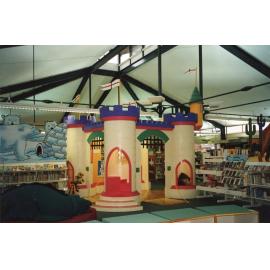 The Trevor Inch Memorial Library children's castle, c. December 1996