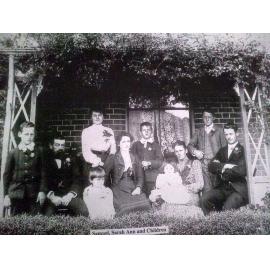Samuel and Sarah Ann (nee Judson) Ayers and family, c.1902