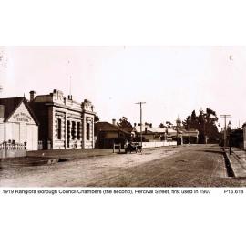 The Second Rangiora Borough Council Chambers, c.1919