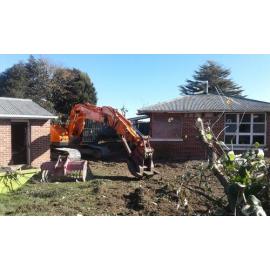 49 Hilton St, Kaiapoi Fire Station House demolition, c. 2016