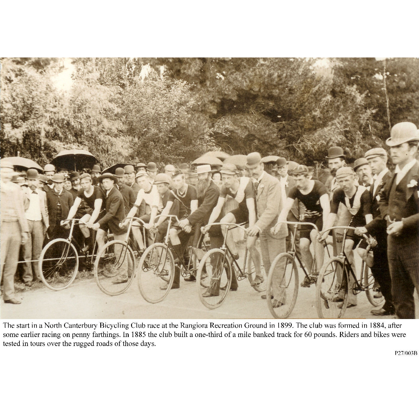 North Canterbury Bicycling Club Race 