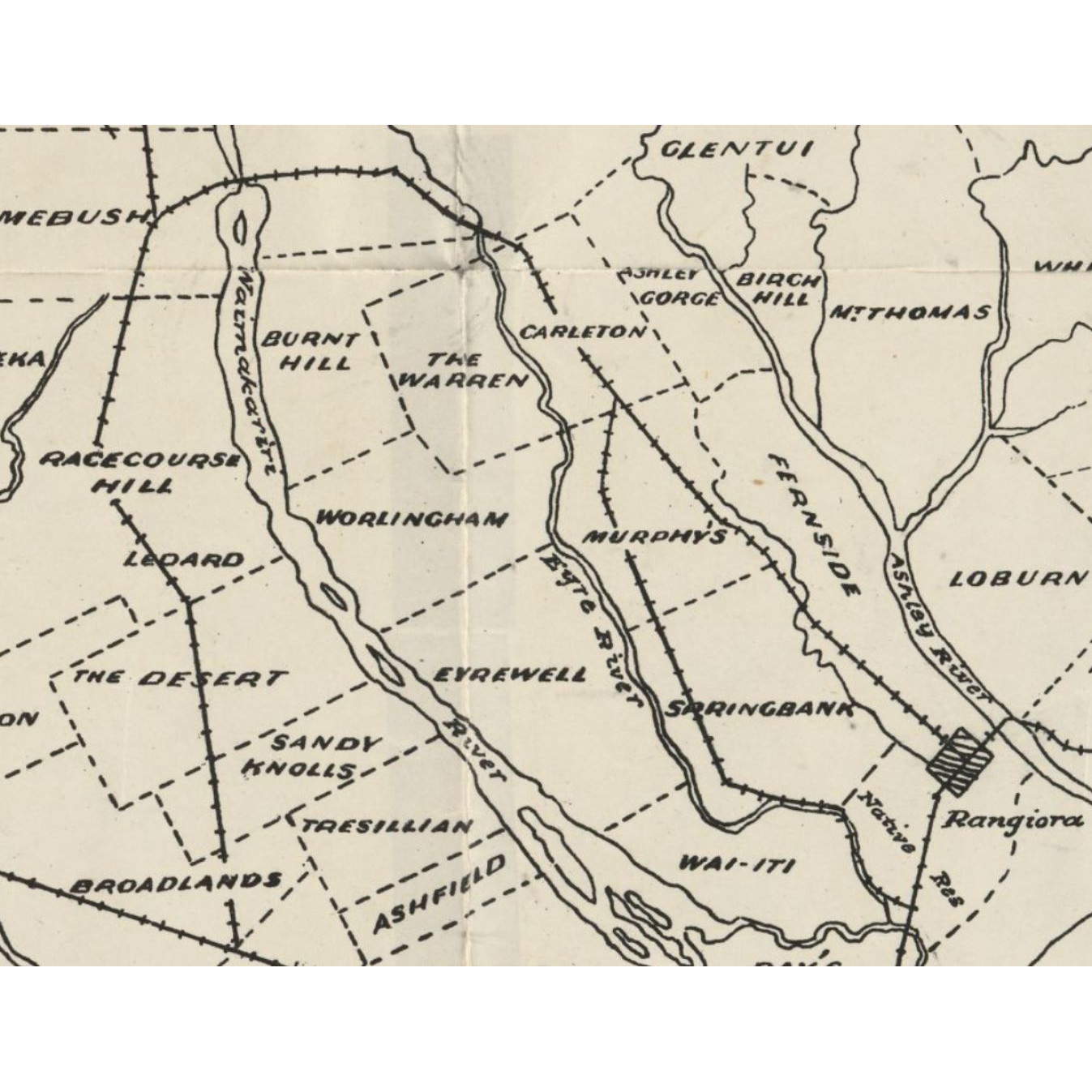 Streets of Eyrewell Forest 