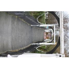 Mandeville footbridge, earthquake damage - Kaiapoi
