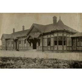 Kaiapoi railway station 1908