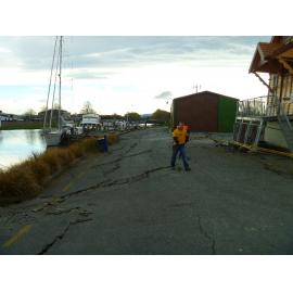 Kaiapoi information centre and port - earthquake damage