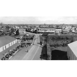 View down Williams Street, Kaiapoi, c.1938