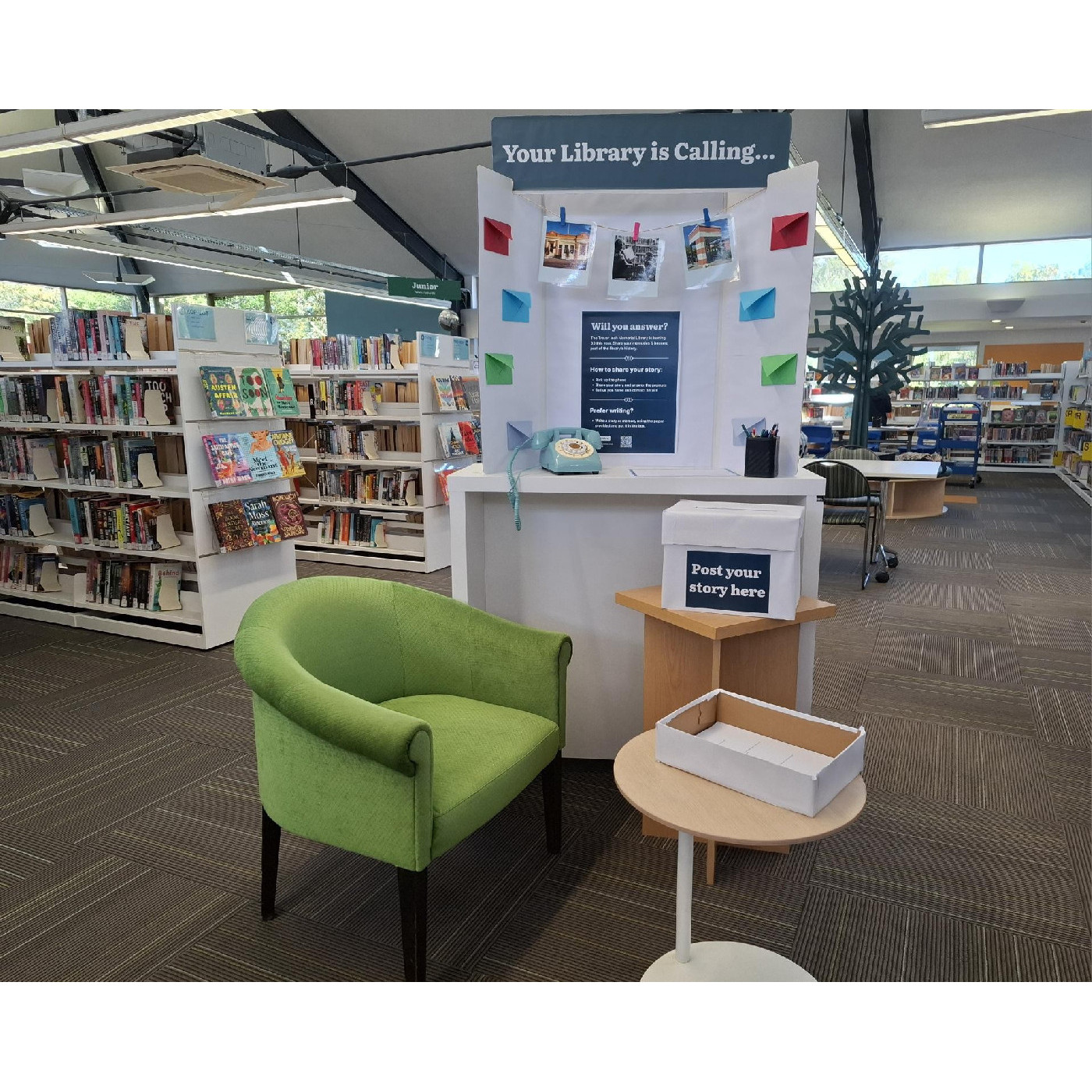 Drawings of library memories received during 'Your Library is Calling' project, May 2026