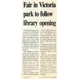 "Fair in Victoria Park to follow library opening", December 16 1996
