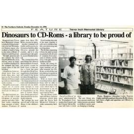 "Dinosaurs to CD-Roms - a library to be proud of", 16 December 1996
